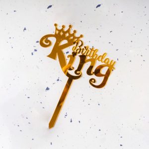 Birthday King Cake Topper