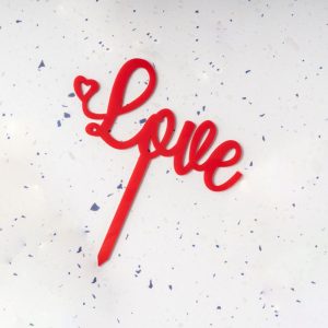 Love Cake Topper